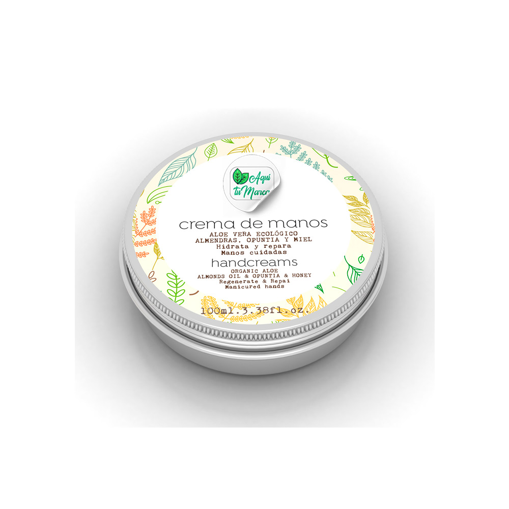 Crema de Manos Almendras, Opuntia y Miel 100 ML