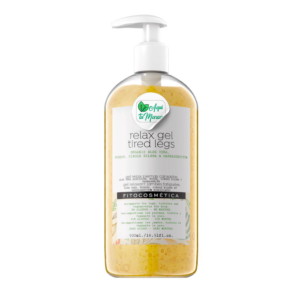 Gel Piernas Cansadas FRIO Harpagofito, Gingko Biloba y Menta 500ml